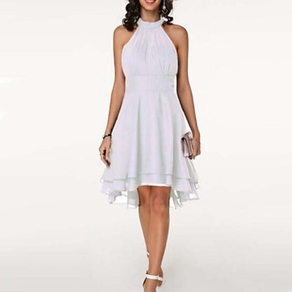 Ruffle Off-Shoulder Chiffon Maxi Dress — view 6