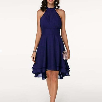 Ruffle Off-Shoulder Chiffon Maxi Dress — view 4