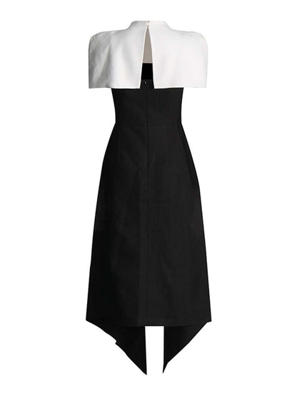 French Two-Piece Maxi Dress with Removable Slip — view 5