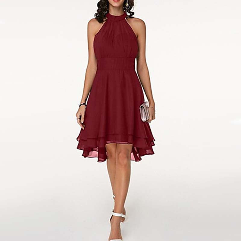 Ruffle Off-Shoulder Chiffon Maxi Dress — view 2