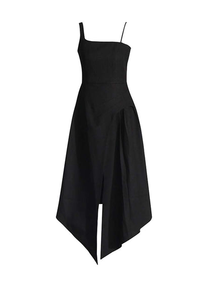 French Two-Piece Maxi Dress with Removable Slip — view 3