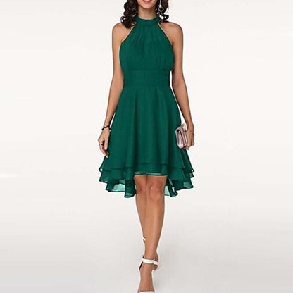 Ruffle Off-Shoulder Chiffon Maxi Dress — view 5