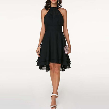 Ruffle Off-Shoulder Chiffon Maxi Dress — view 3
